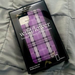 Plaid iPhone 11 case | Lavender